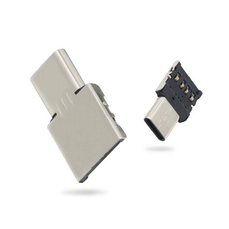 1-5 uds USB 2,0 OTG adaptador USB-C a USB A convertidor adecuado para Macbook portátil PC Micro USB macho a USB hembra conector OTG