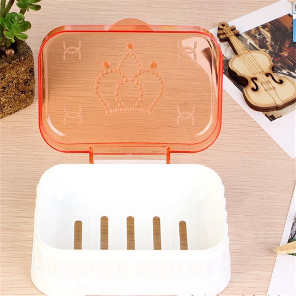 Porte-savon En Plastique Réutilisable Avec Bac Récupérateur D'eau - Garde Le Savon Au Sec, Idéal Salle De Bain, Cuisine, Voyage