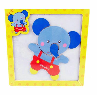 Cartoon Animal Magnetic Puzzles and Drawing Board Children Wooden Toys Writing Jigsaw Homeschool Supplies Educational Baby: Clear