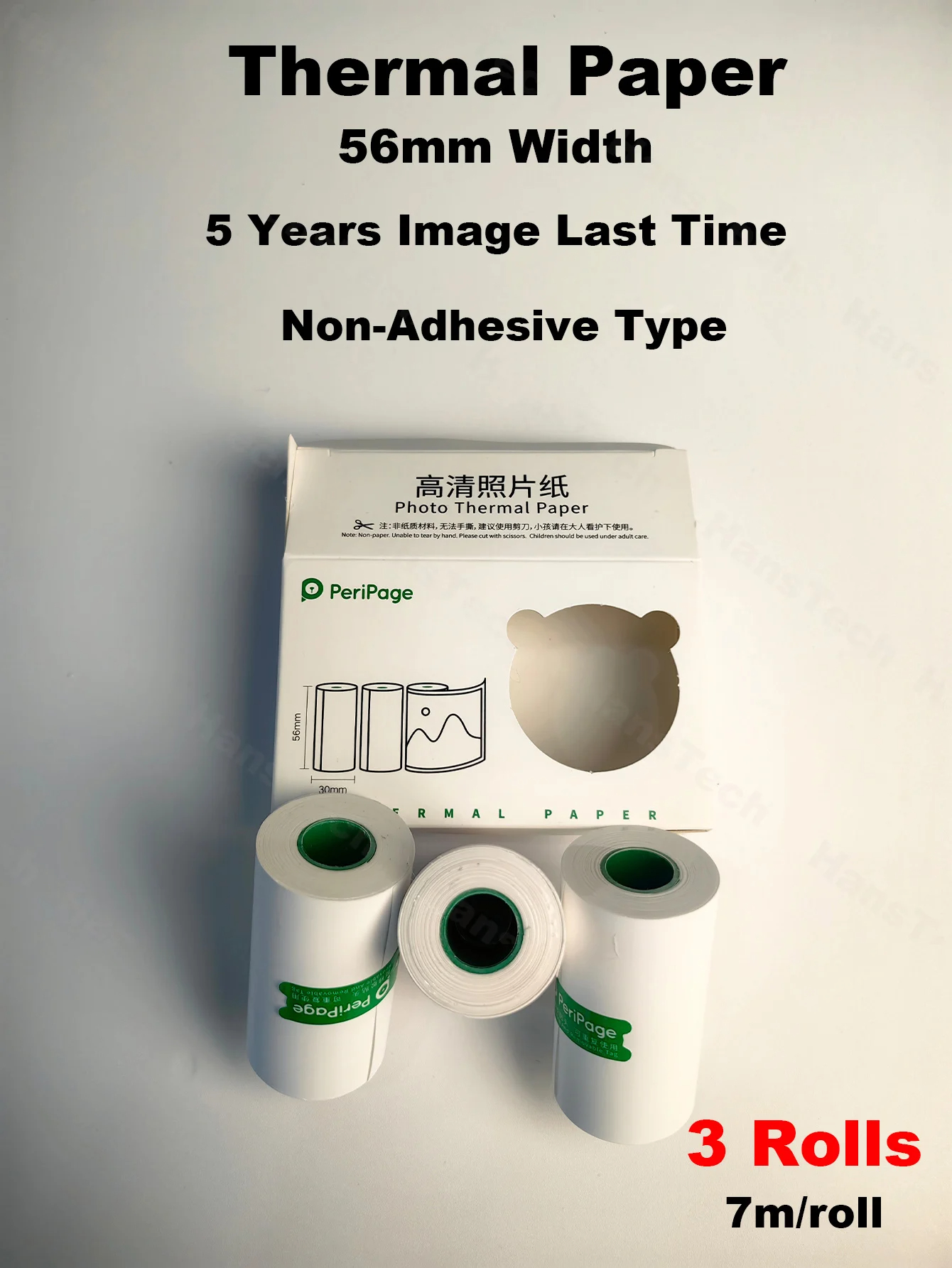 Thermal Paper Peripage Self-Adhesive Printable Sticker Label Papers Clear Print For Poooli Papeang Printer For Phone Photo Papie: Pink