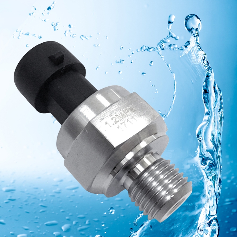 Pressure Sensor 1.2 Mpa Air Compressor Pressure Transmitter Pressure Transmitter G1 / 4 DC 5 V for Oil Fuel Gas Water