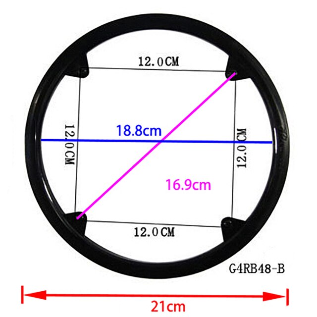 MTB 42T- 44 -46T-48T-52T Kunststoff Kette Rad Abdeckung Kette Schutz ring Kurbel Griff Universal Schützen Kappe Kurbel Platte: G4RB48-B