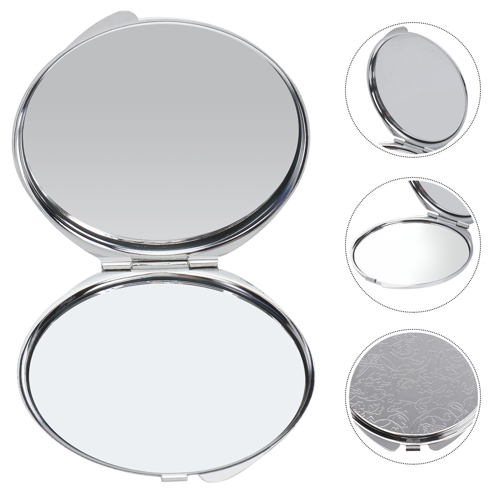 1Pc Mirror Small Pocket Mirror Travel Vanity Mirror Makeup Mirror for Lady: Default Title