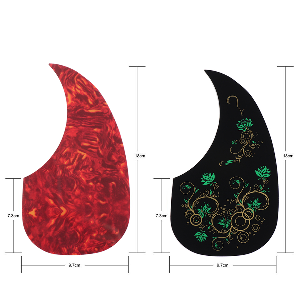 1 Pc Professionele Folk Akoestische Gitaar Slagplaat Zachte Kras Plaat Zelfklevende Pick Guard Sticker Voor Akoestische Gitaar