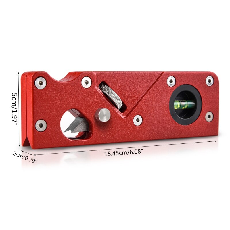 Chamfer Plane for Wood,Woodworking Edge Corner Flattening Tool,for Quick Edge Trimming and Chamfering 425C