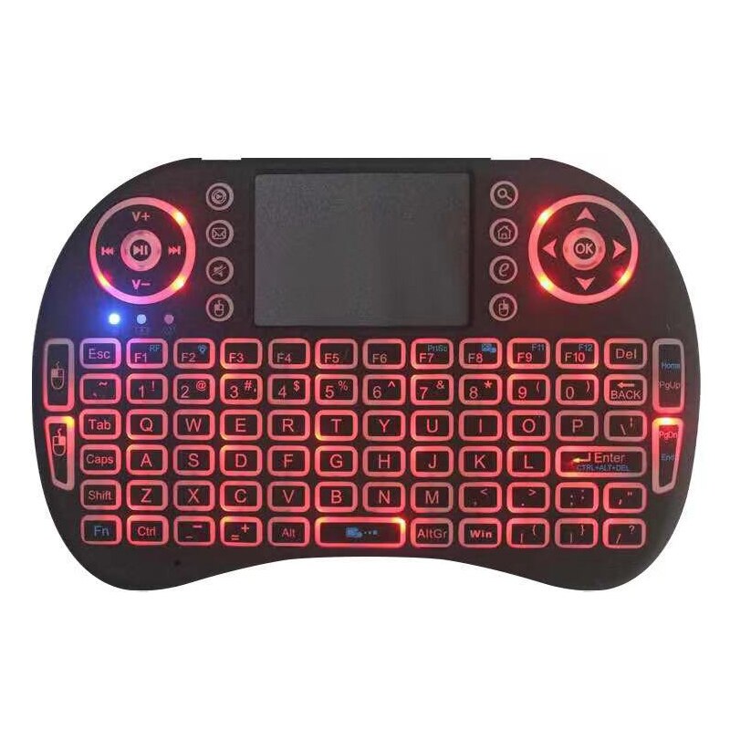 i8 Mini Wireless Keyboard 2.4GHz English Russian Arabic Spanish French Handheld For Android TV BOX Mouse Touchpad Remote Control