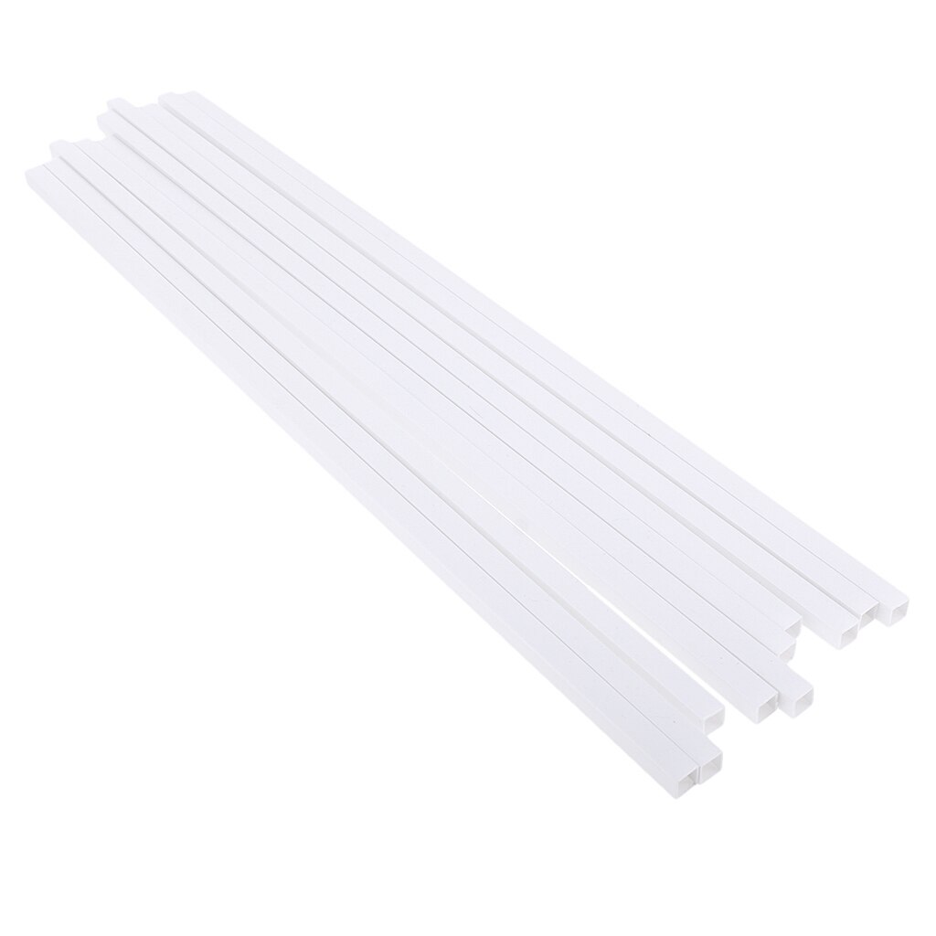 ABS Plastic Strips, Rods & Tubes Assortment – Round & Square, 1-10mm, DIY Model Building