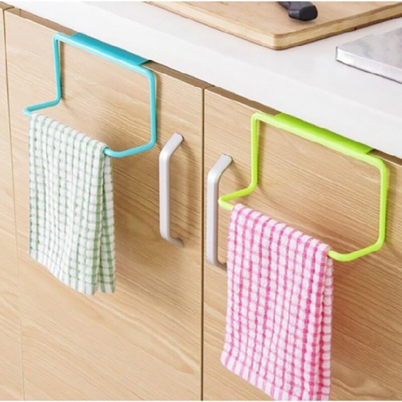 Kunststoff Handtuch Rack für Küche Schrank Schrank Tür Aufhänger Badezimmer Hängen Handtuch Halter Bad Veranstalter Küche Liefert
