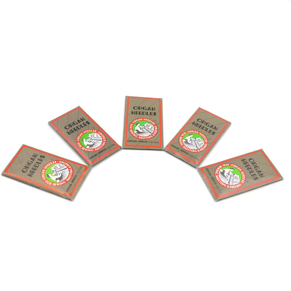 Tamaño 8,9,10,11,12,14, 16, 18 vástago plano de órgano 15x1 HAx1 130/705 todos los tamaños agujas para máquinas de coser caseras reemplazo surtido