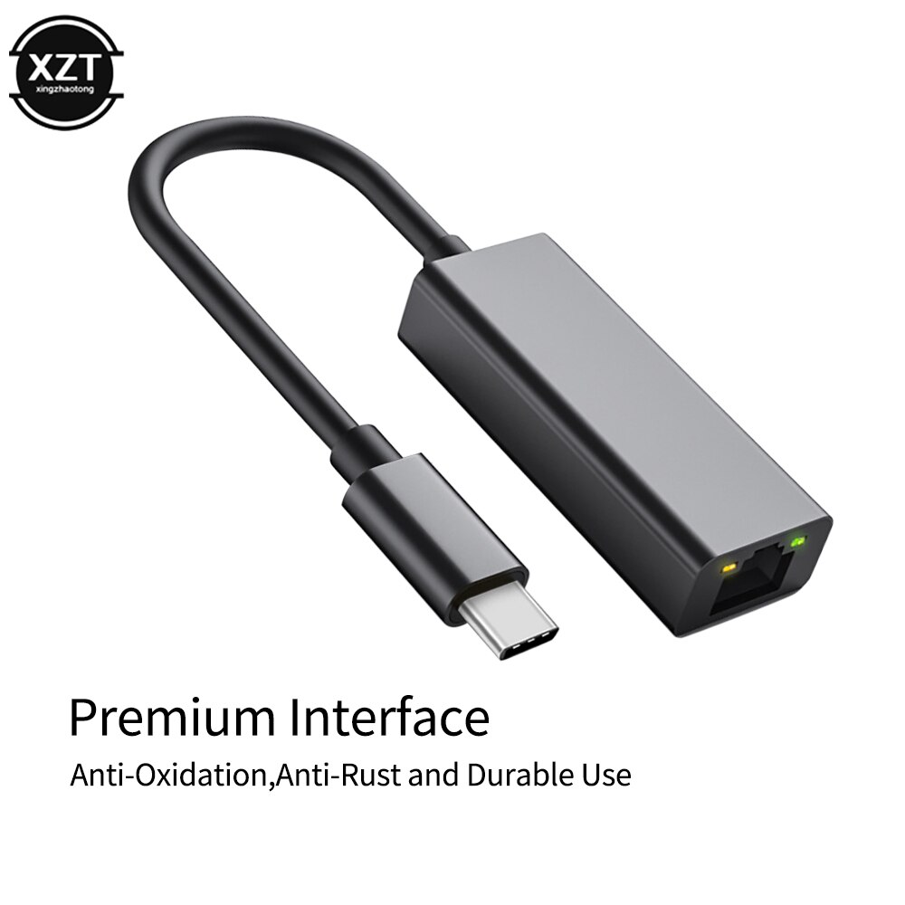 Adaptateur Ethernet USB type-c USB-C vers RJ45 Lan, carte réseau, pour MacBook Pro, Samsung Galaxy S9/S8/Note 9
