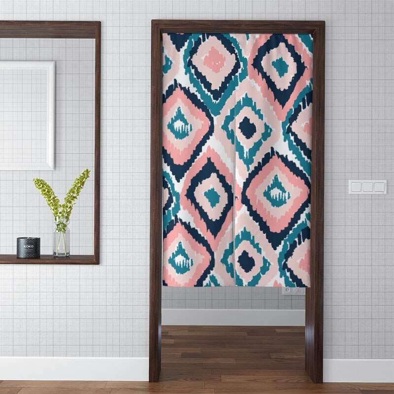 Exotische bohemian gordijn roman keuken dikke verduisterende wandtapijt moderne kleurrijke artistieke schaduw badkamer toilet deuropening stof: Stijl 05