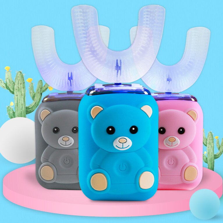 Children electric toothbrush U-type Oral Electric Toothbrush For Children Waterproof Rechargeable Toothbrush