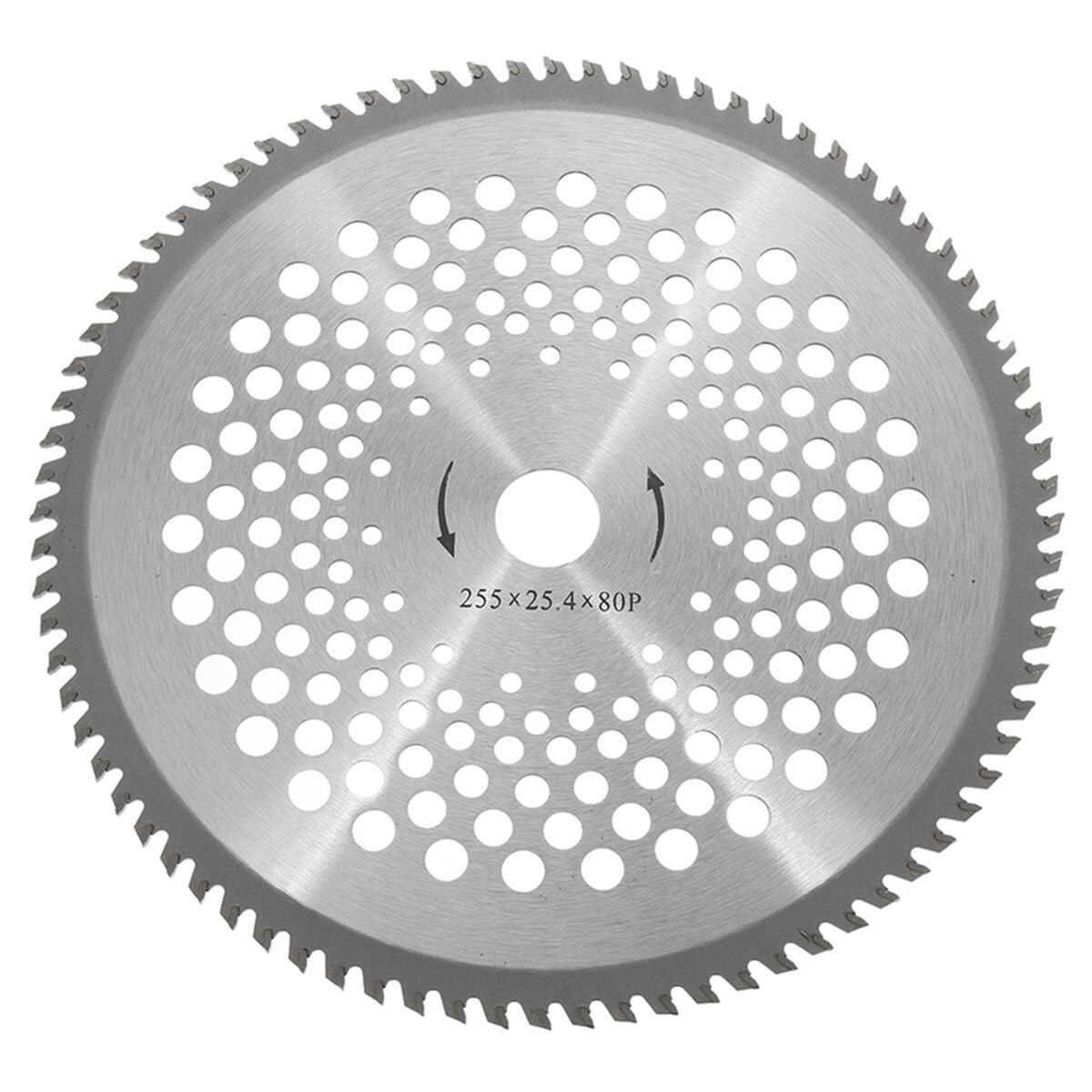 10inch 80T Teeth Carbide Tip Blade For Brush Cutter Trimmer Bore Diameter 25.4mm