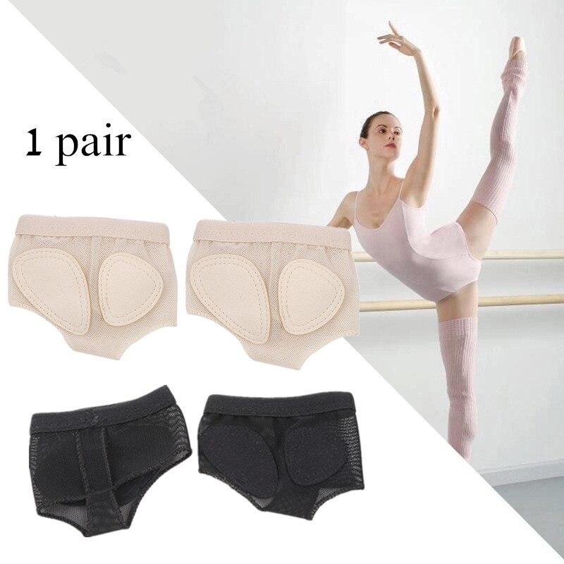 1 paar XS-XL Atmungsaktive Bauch Dance Ballett Halb Sohle Elastische Kappe Pad