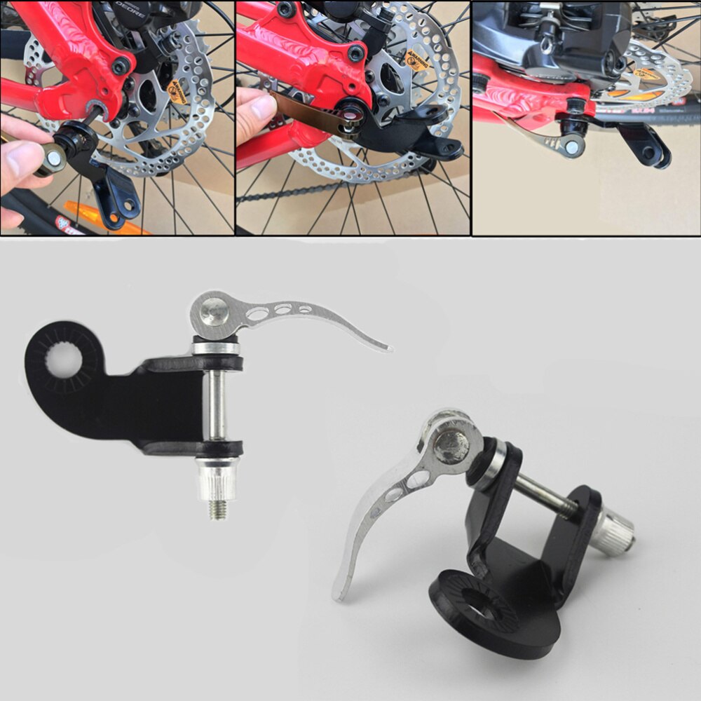 Universal Bike Trailer Coupler Steel Linker Trailer Hitch Adapter Mount Attachment with 2pcs Quick Release Rod (Black)