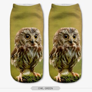 ZHBSLWT 3D Print Animal Sphynx Cat Women Socks calcetines Casual Cute Character Low Cut Ankle Socks Multiple Colors Harajuku: 10