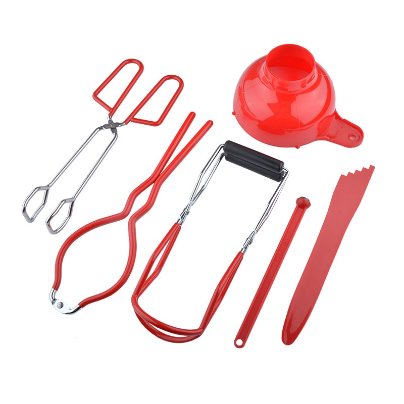 Canning tools set 6PCS/SET Canning Supplies Kit Canning Funnel Jar Lifter Tongs Kitchen Accessories