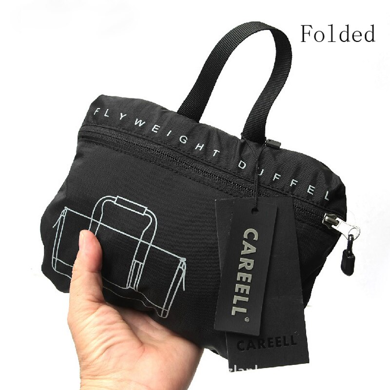 Bolso de viaje impermeable para hombre y mujer, bolsa de hombro, multiusos, plegable, a la