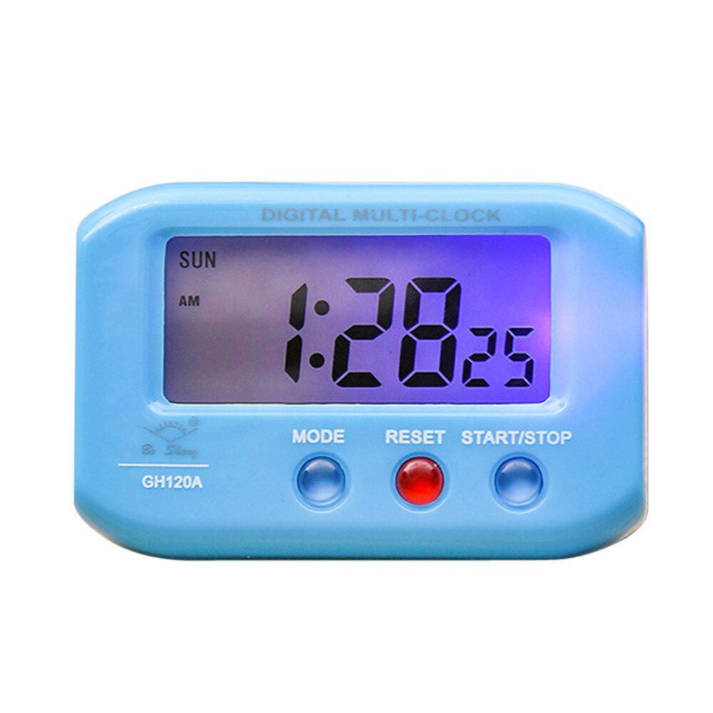 LED Display Snooze Tisch Alarm Clock Tragbare Mini Digital Hintergrundbeleuchtung Snooze Kalender LED Ändern Digitale Wecker Schreibtisch