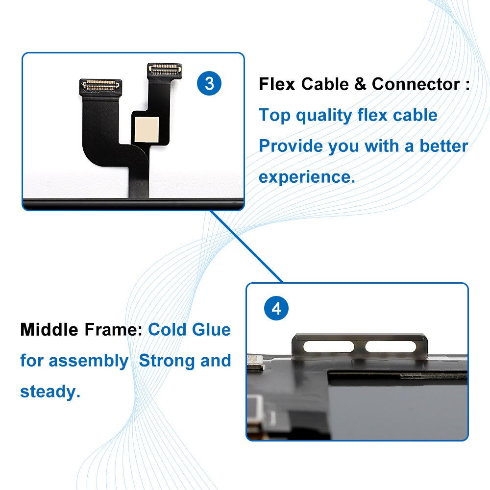 Grade Aaa + + Voor Iphone X Xr Xs Max 11 11 Pro Lcd Touch Screen Tft Oled Display Met Digitizer vergadering Vervanging Geen Dode Pixel