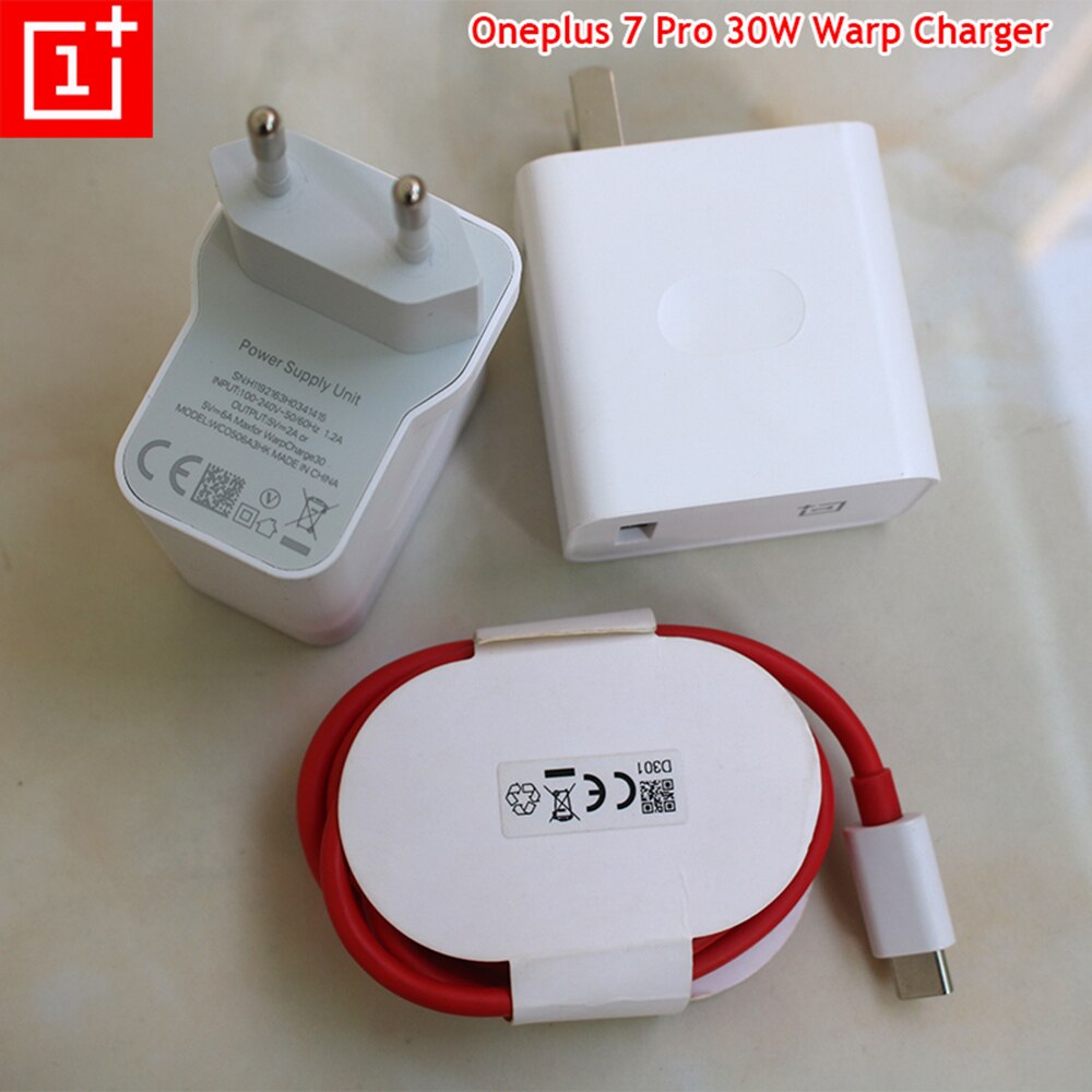 Oneplus Warp Charger 5V/6A 30W Quick Opladen Adapter 6A Warp Dash Type C Kabel Voor Een plus 1 + 7 7T 8 8T Pro 6 6T Nord N10 N100