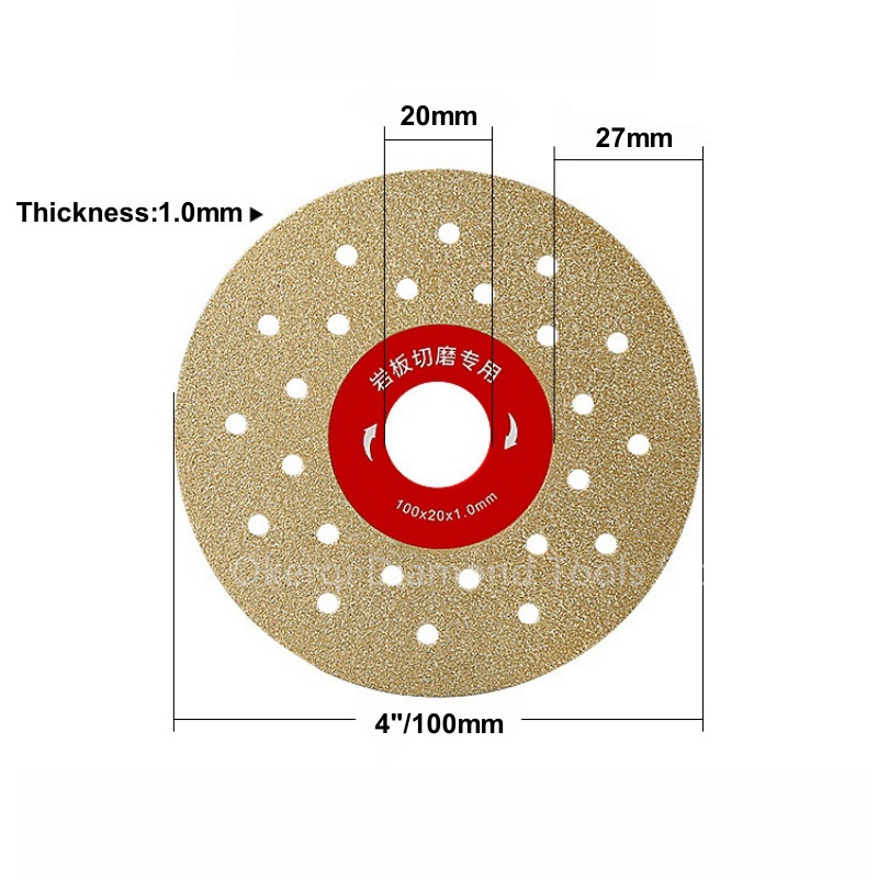 4 tums diamantslipskiva vinkelslipskiva slipskiva keramiska plattor marmor porslin slipskiva bladhjul