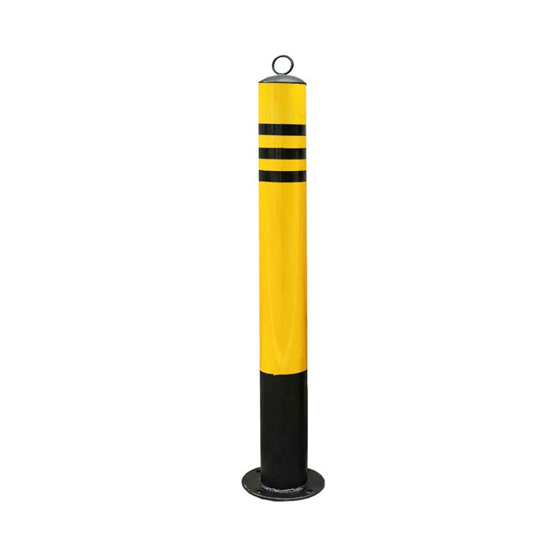Warning Column Road Pile with Lock Car No Parking Barrier Pole Block Bollard Post Anti-Collision Roadblock Anti Parking Blocker: B