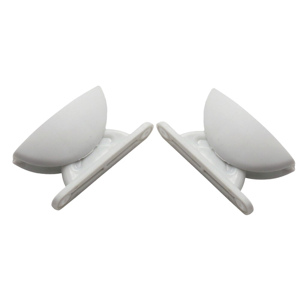 2pcs White Door Retainer Catch Locker Door Stop For Caravan Camper Motorhome RV