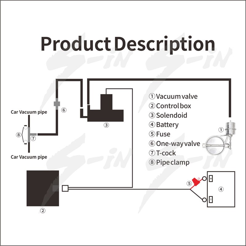 Vacuum Valve Controller Kit Valve Remote Contrller