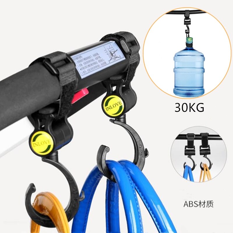 Large Capacity Diaper Bag Baby Nappy Bag Mummy Daddy Backpack Waterproof Casual Laptop Bag Milk Bottle Bag: Stroller hook