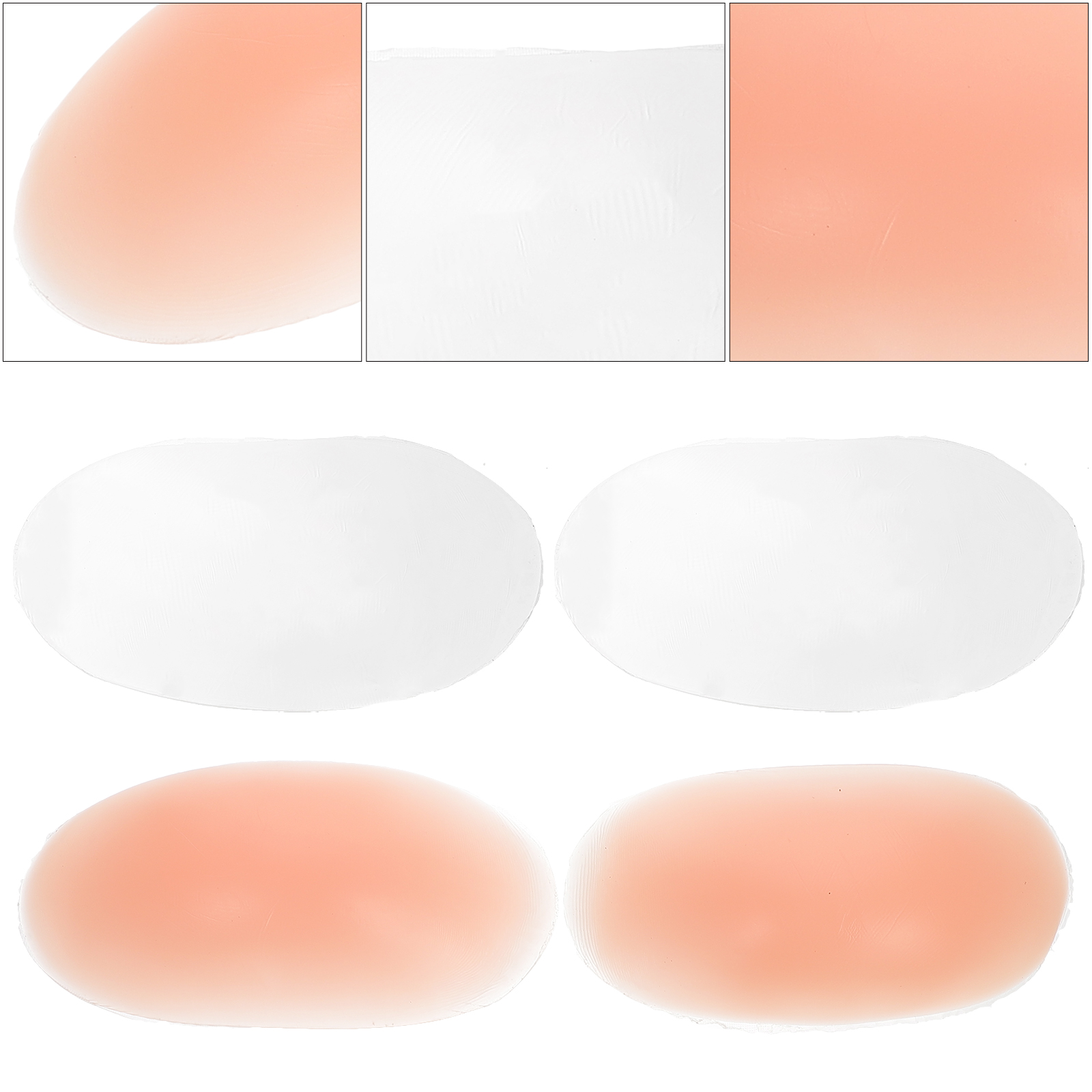 2 Pairs Shoulder Pads Nonslip Silicone Shoulder Pad Blouses Shirt Shoulder Pads Clothes Shoulder Pad