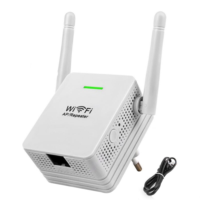 WiFi Repeater 300Mbps Wireless-N Range Signal Booster Network Router 2 Antenna Amplifier Network Extender