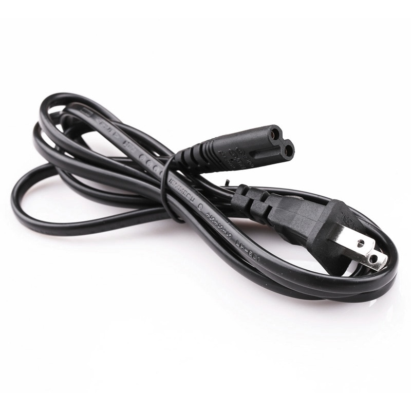 Figure 8 EU EURO 2 Prong Plug 2 Pin AC Laptop PC Tablet Power Supply Adapter Charger Cable Lead Cord US Plug 500W