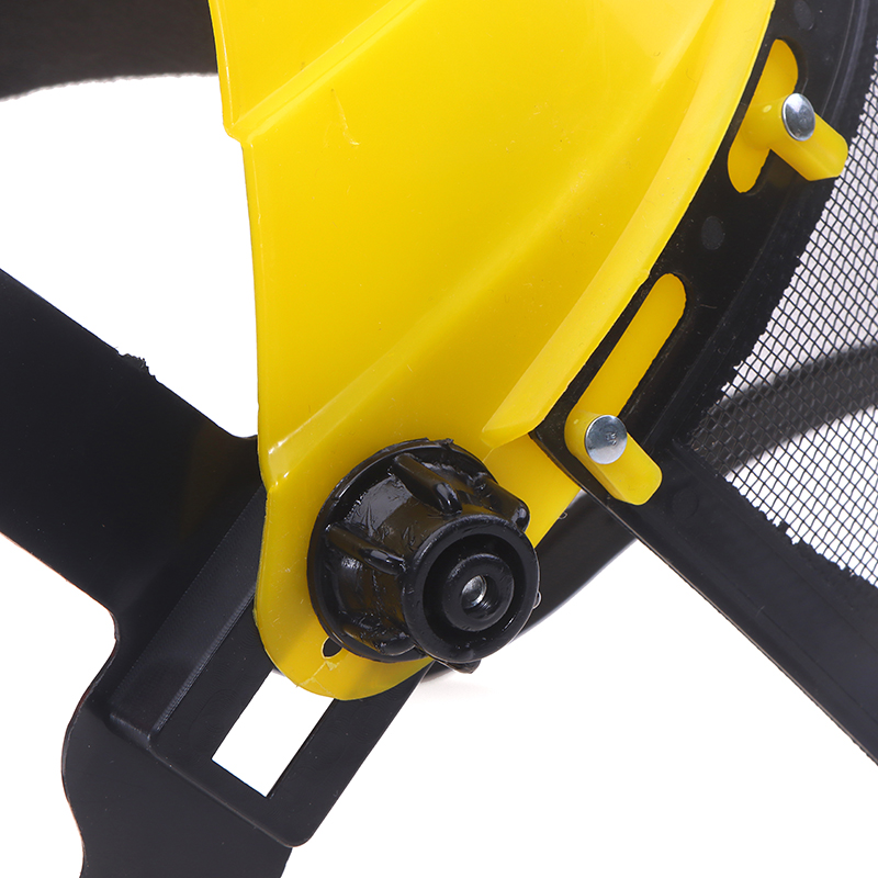 Roestvrijstalen Tuingras Trimmer Veiligheidshelm Hoed Met Volledig Gezicht Mesh Beschermmasker Voor Bosmaaier