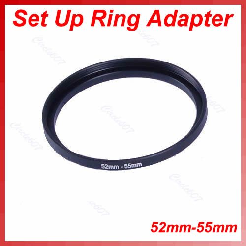 1Pc "52 Mm-55 Mm Step Up Metal Lens Filter Ring 52-55 Mm 52 Te 55 Stepping Adapter