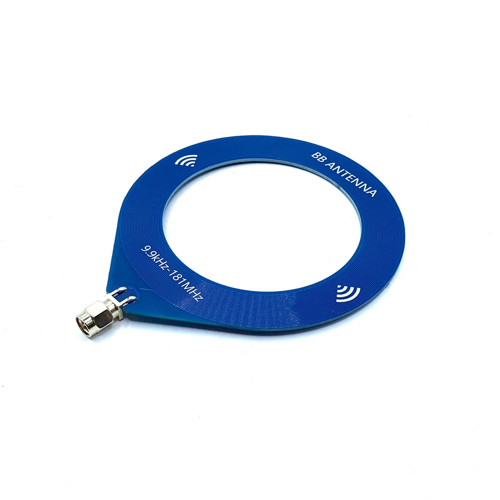 Antenna compatta Donut MW e SW Antenna mini loop con interfaccia SMA da 9,9 kHz a 181 MHz per ricevitore Malachite SDR