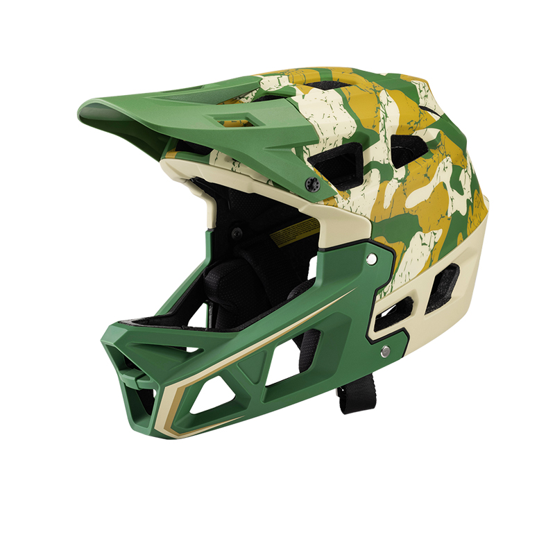 CHINION MTB Full Face Helmet Adult DH Downhill Bike Helmet Motocross Off-Road Safety Helmet Mountain Full Cover Bicycle Helmet