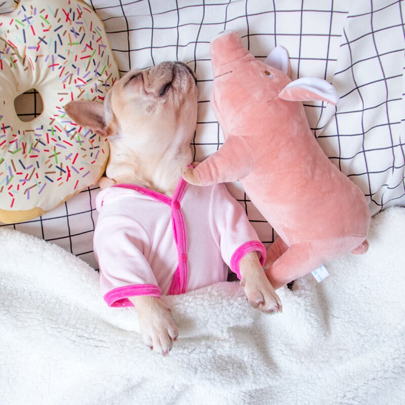 French Bulldog Clothes Autumn Winter Dog Pajamas Jumpsuit Frenchie Dog Clothing Sleepwear Pet Outfit Pyjama Dog Costumes
