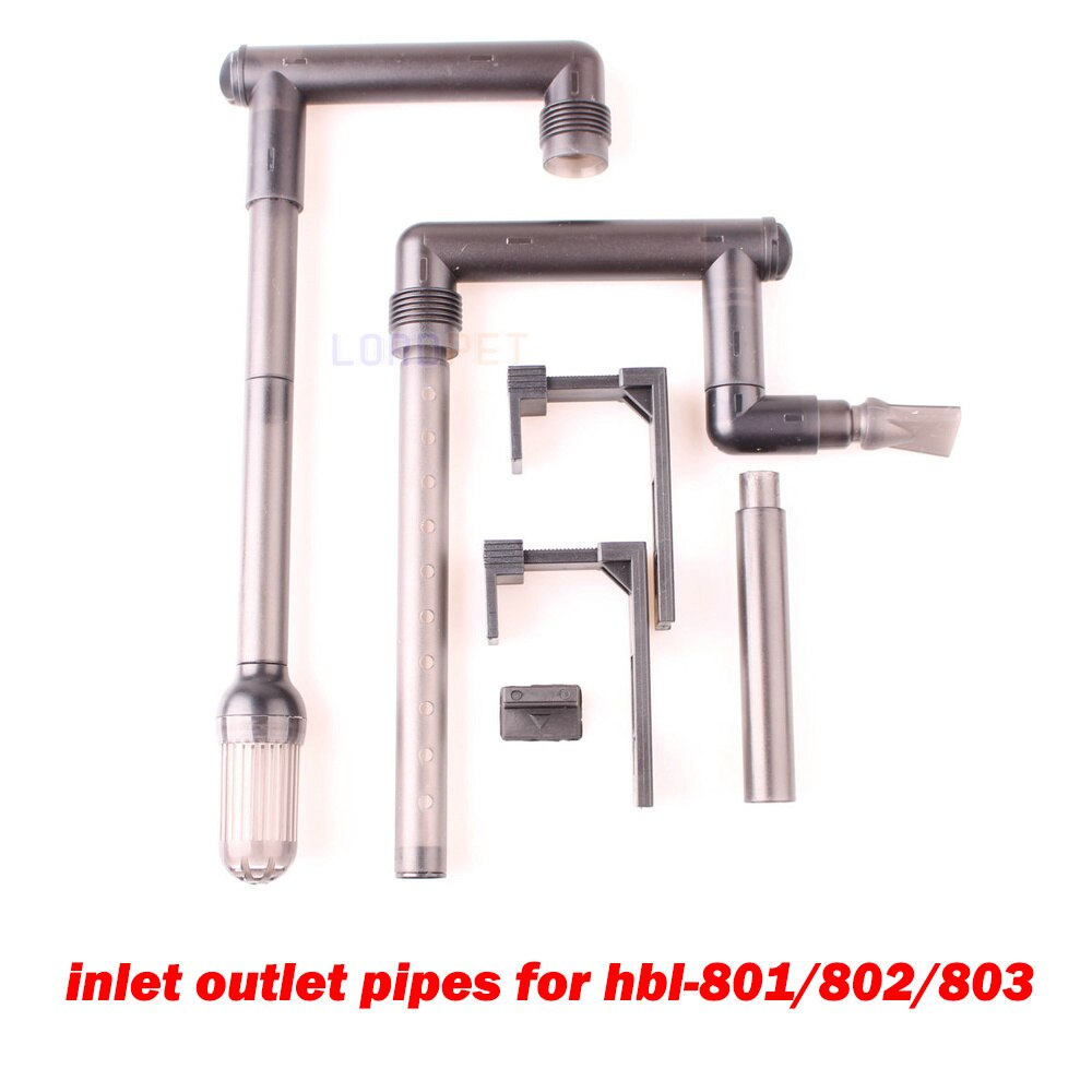 SunSun – filtre à cascade avec écumoire 500l/h, réservoir de 20 à 40cm, filtre de poisson à plusieurs étages 6W, débit réglable HBL801: pipes