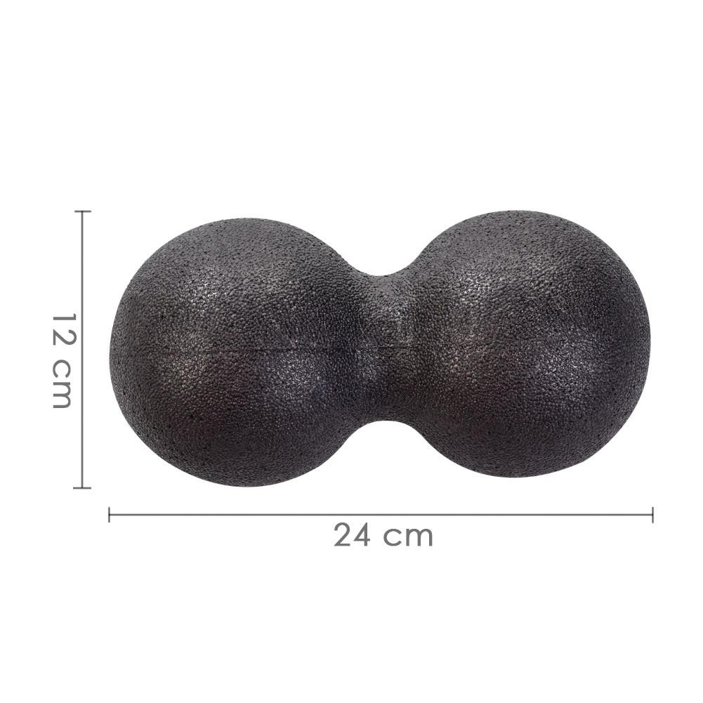 Mini ballon auto-massage en forme d'arachide | Pour cou, bras et mollet, ballon de relaxation musculaire, épaule, dos, rééducation, entraînement, balles de Duo: 24cm 1pc