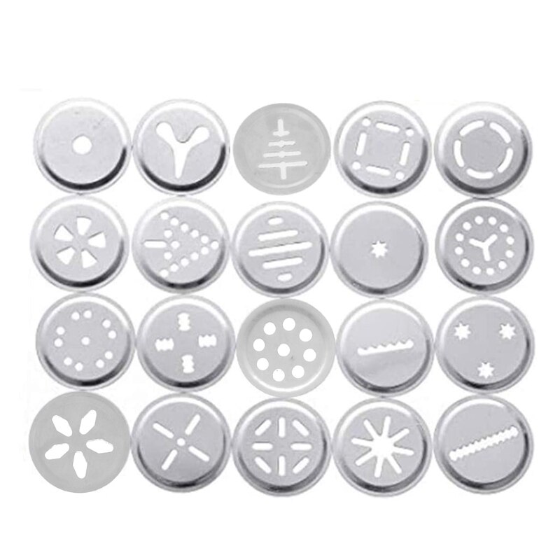 Cookie Pers, Cookie Pers Kit, diy Biscuit Maker En Churro Maker Met 20 Decoratieve Stencil Discs En 4 Icing Tips