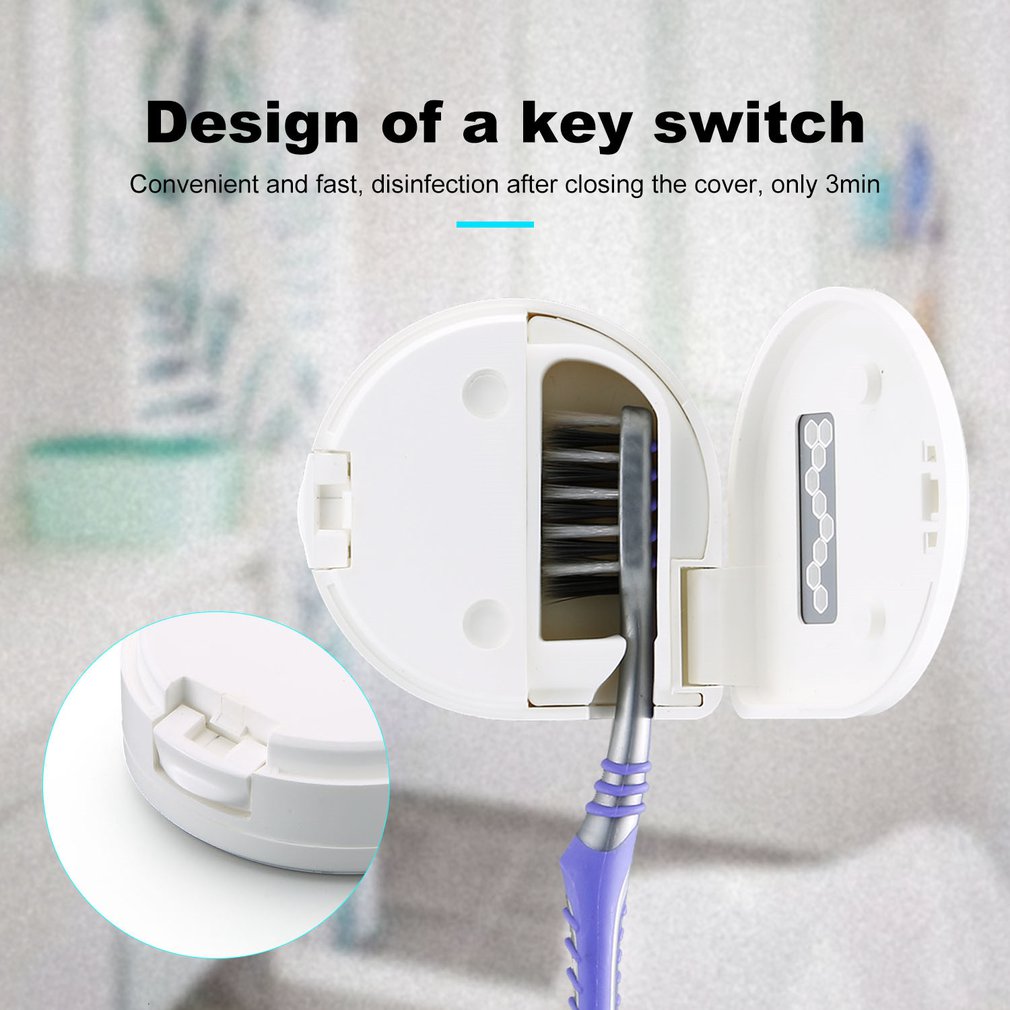 UV Toothbrush Disinfection Box Toothbrush Cleaner Smart Induction Toothbrush Holder Disinfection Box Holder