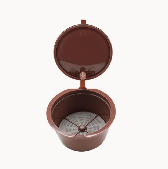 Filtro de cápsula de café Crema, actualización de 3ª generación, cafetera Dolce Gusto de dos tipos, cestas reutilizables rellenables para tazas de café: 1pcs-NO2