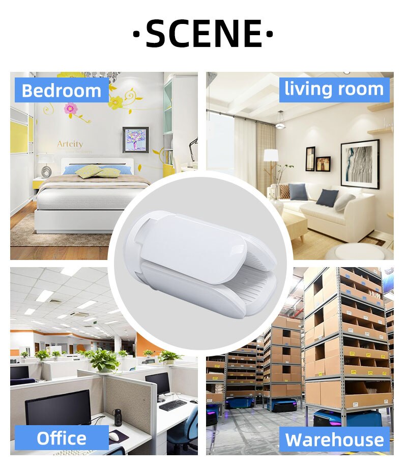 E27 led garagelampa deformerbar taklampa butik verkstad garagelampa tak garagelampa