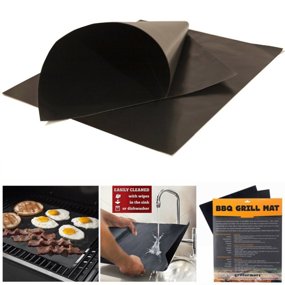 Bbq Grill Mat Barbecue Outdoor Bakken Non-stick Pad Herbruikbare Teflon Koken Plaat 40*30Cm Voor Party ptfe Grill Mat Gereedschap