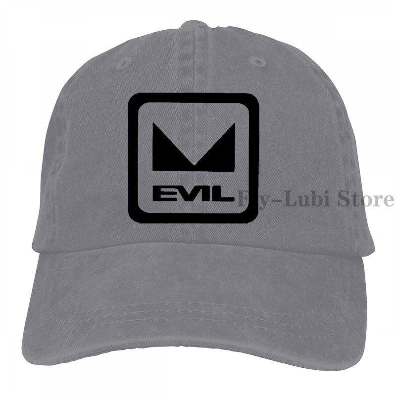 Evil Bikes Baseball cap men women Trucker Hats adjustable cap: 2-Gray