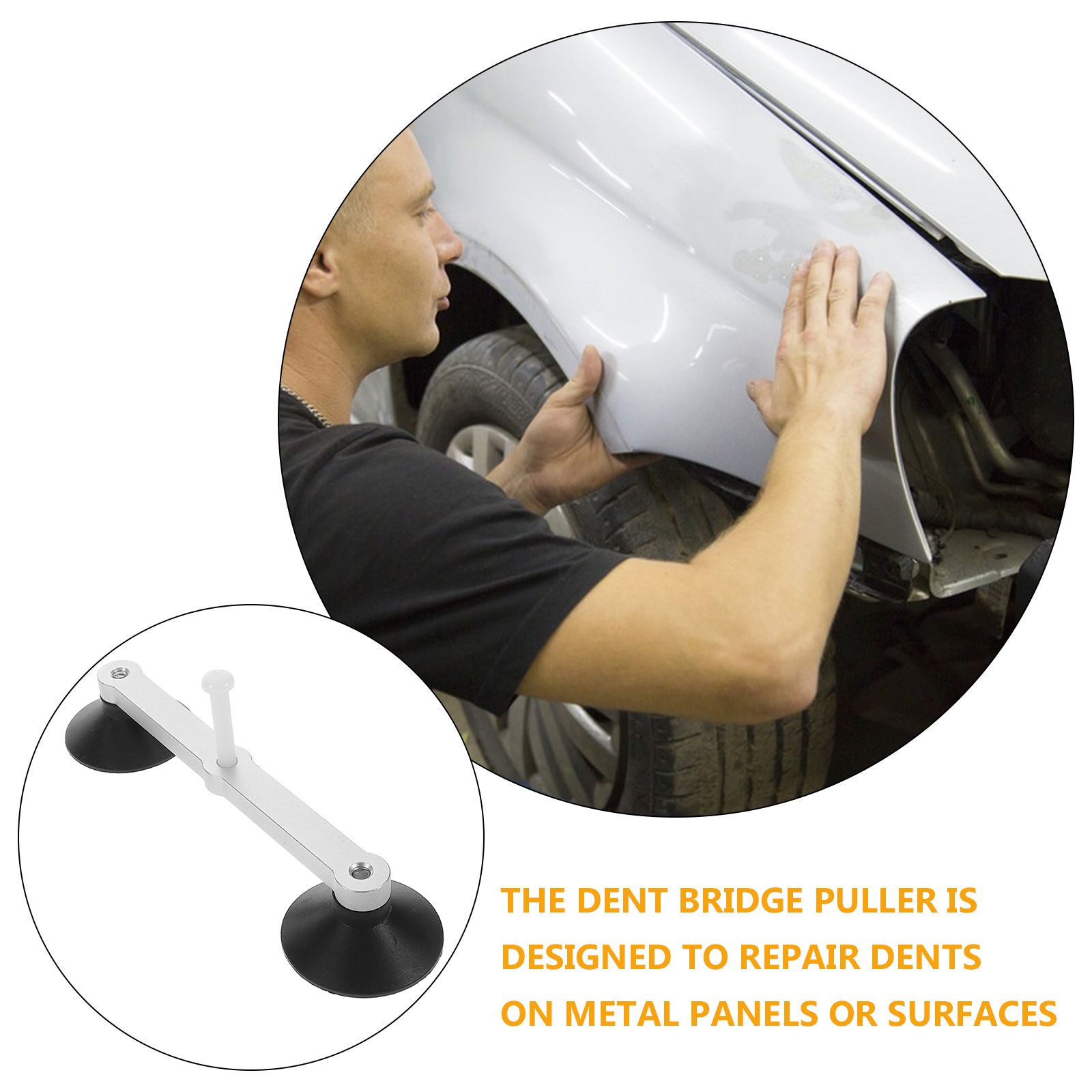 Glass Repair Tools Dent Puller Kit for Car Fridge Motorcycle Metal Surface Crack Remover Easy Durable Simple Versatile Tool