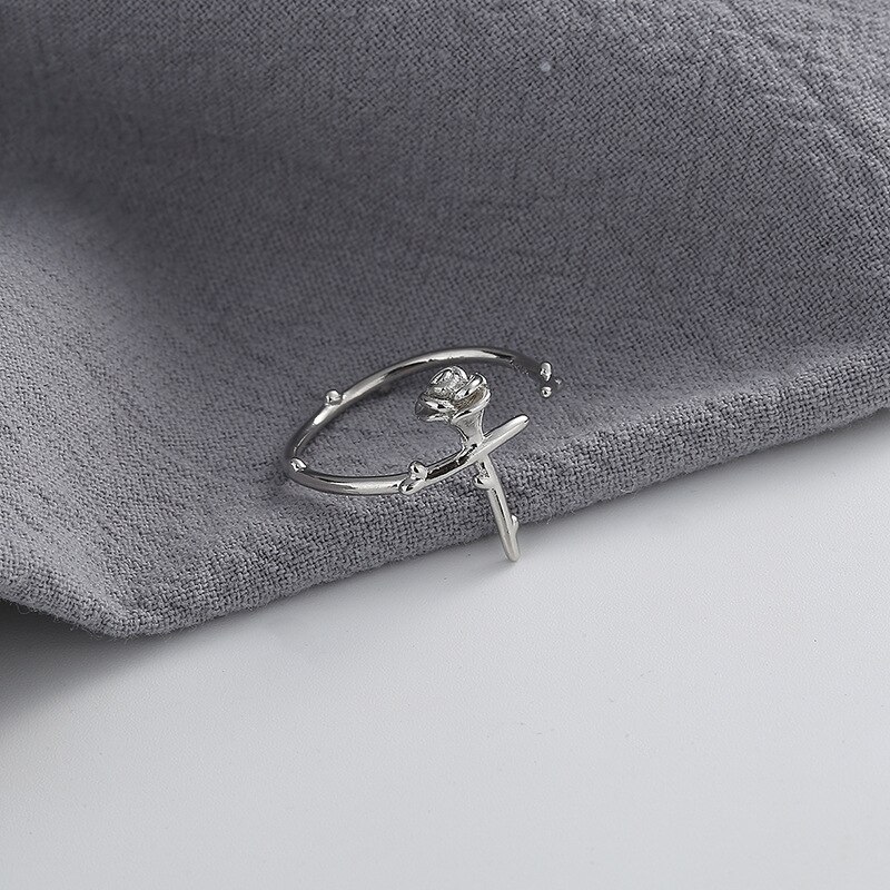 Punk Gothic Spider Ringen Doornen Liefde Hart Vintage Geopend Ringen Voor Vrouwen Halloween Party Sieraden Huwelijkscadeau: RI21Y0569