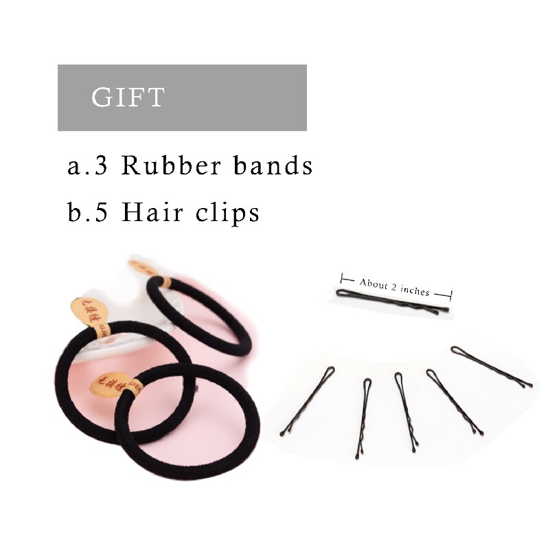 XJBB Seamless Wrap Around Synthetic Ponytail Extension for Women Long Ponytail Synthetic Hairpiece Wrap on Clip Hair Extensions