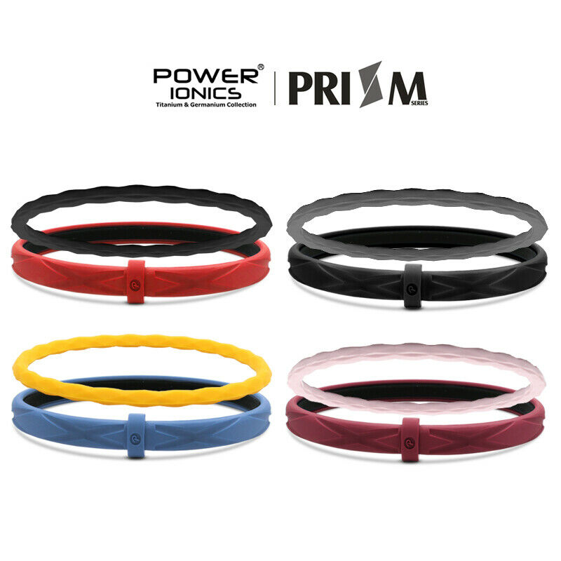 Power Ionics Prisma Dubbele Rij Unisex Waterdichte Ionen Sport Mode Armband
